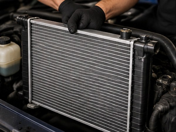 Automotive radiator repair and replacement